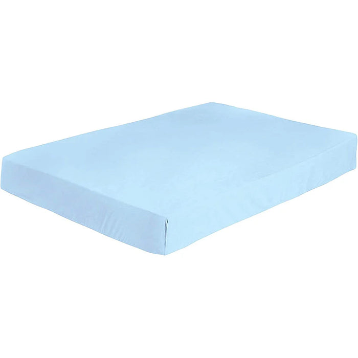Sky Blue Cot Bed Sheets Online