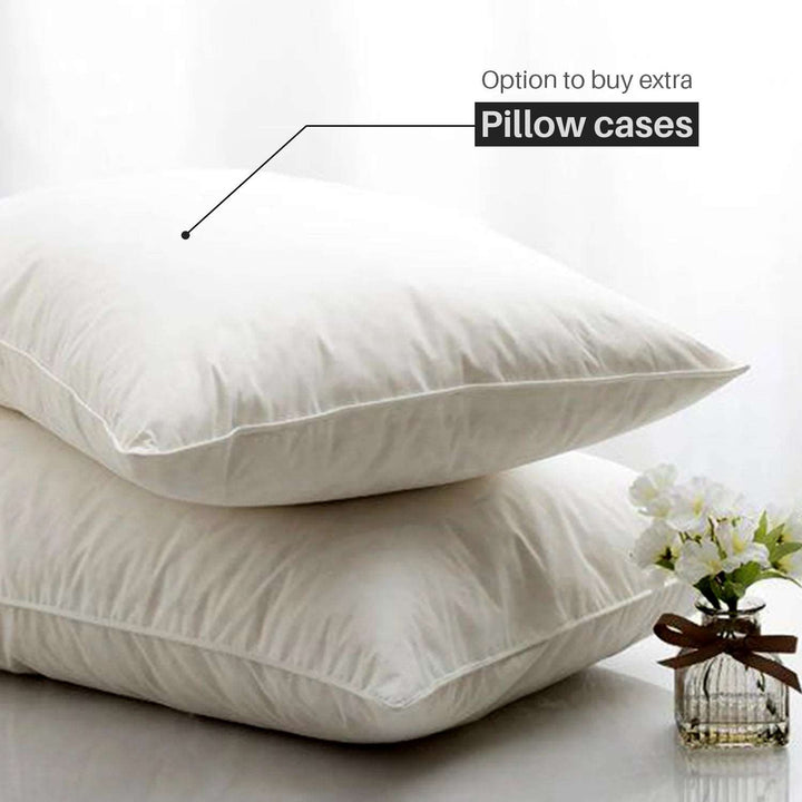 100% Cotton 800 Thread Count Ultra Deep Fitted Sheets and Pillow cases - 46cm - White