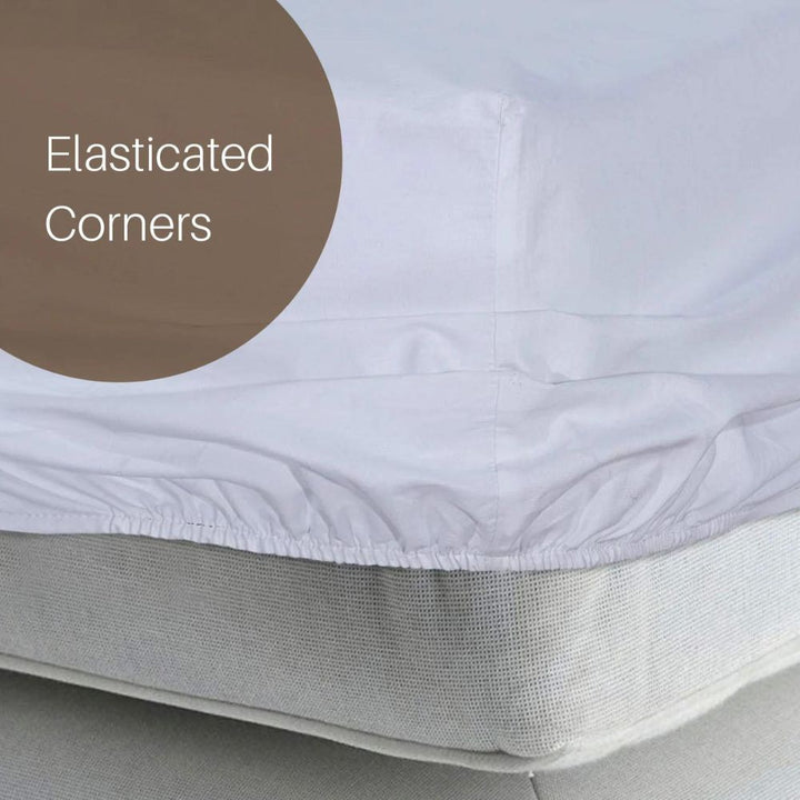 100% Cotton Extra Deep Fitted Sheets 40cm