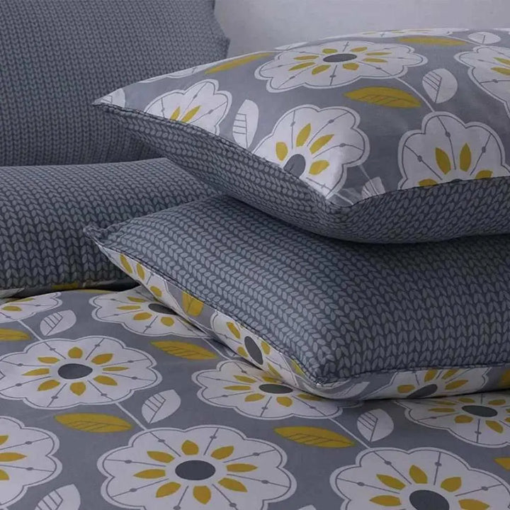 100% Egyptian cotton daffodil duvet cover set