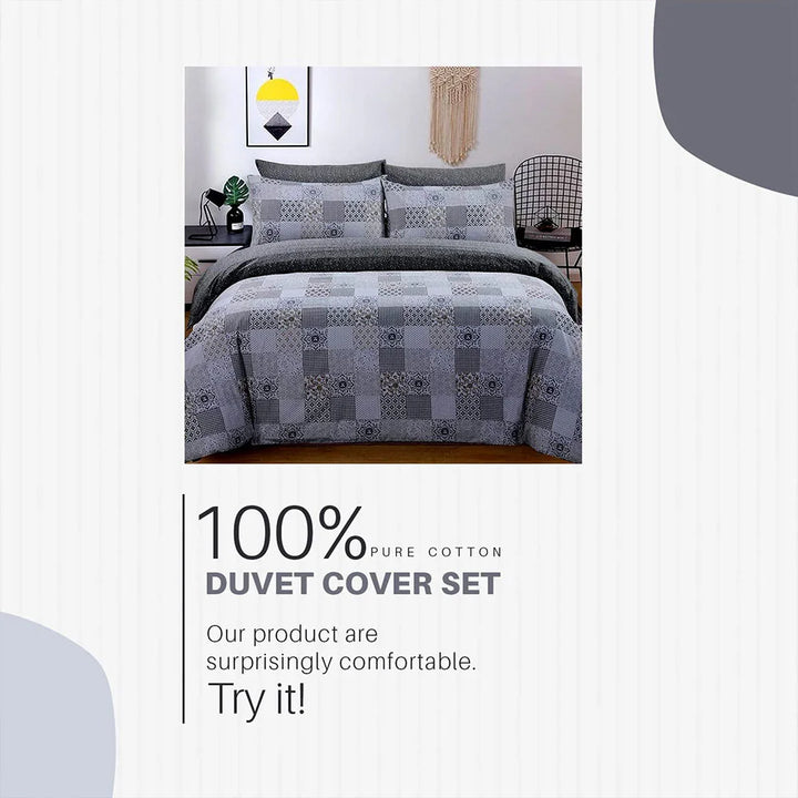 100% Marrocoas Printed duvet set