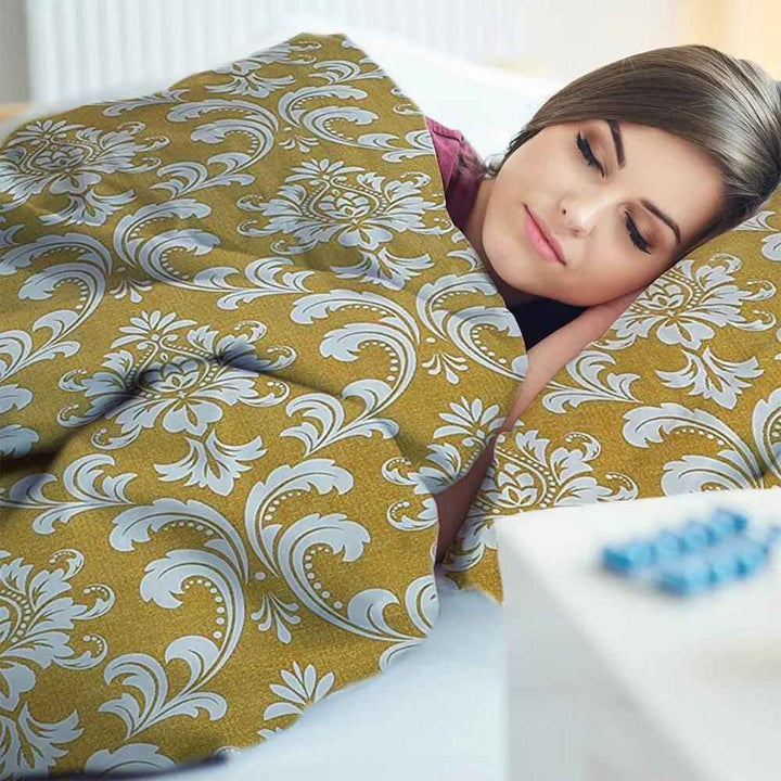100 percent cotton mustard duvet cover