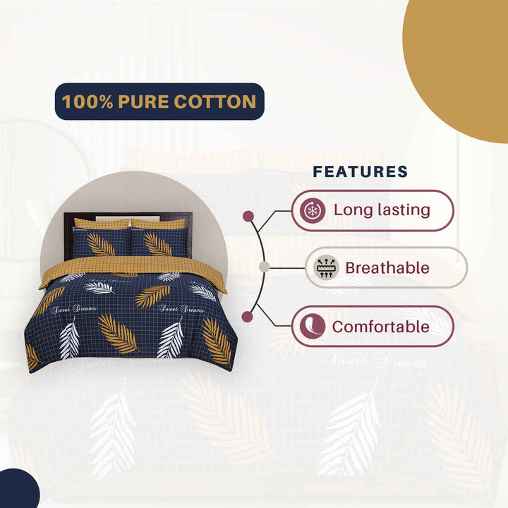 100% Pure Reversible duvet cover