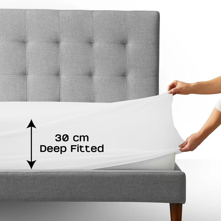 4 Piece Complete Bedding Set Duvet Cover Set With Fitted Bed Sheet & Pillowcases DTEX HOMES