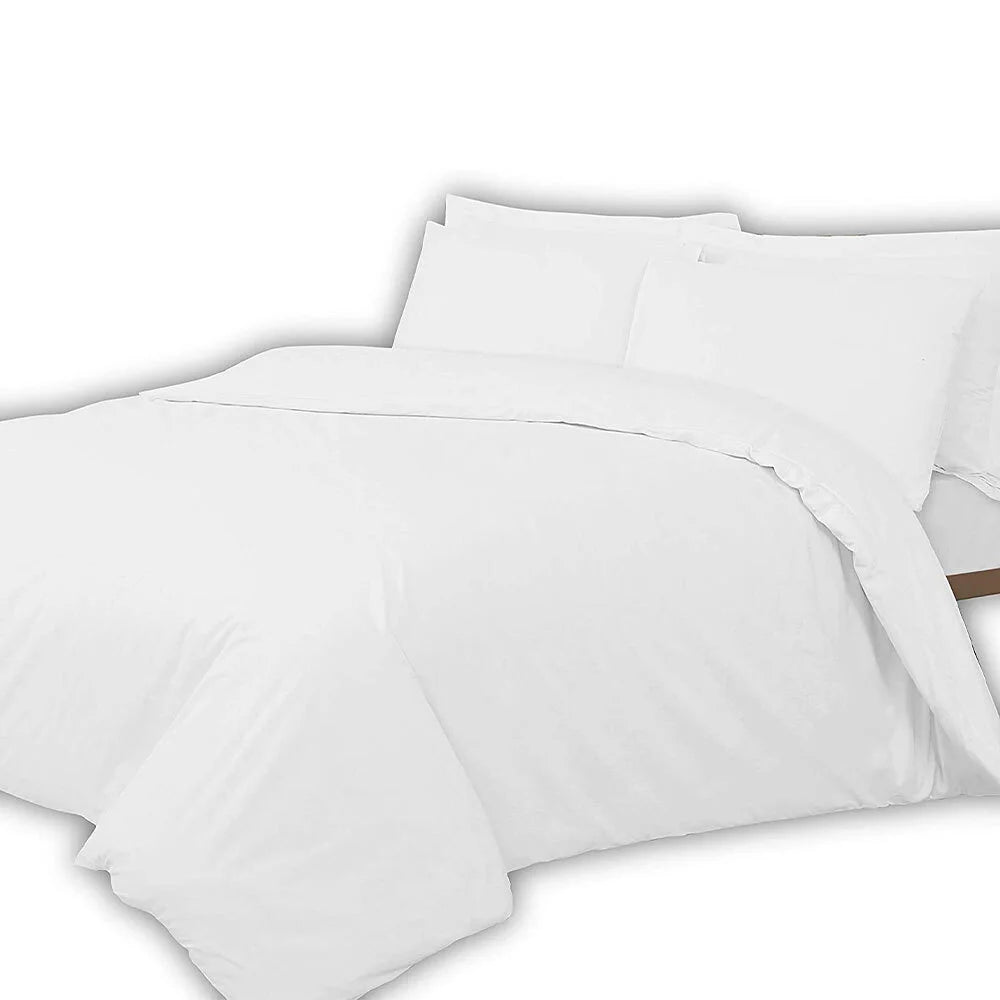 Luxurious 400 Thread Count Duvet Quilt Cover Set With Pillow Cases