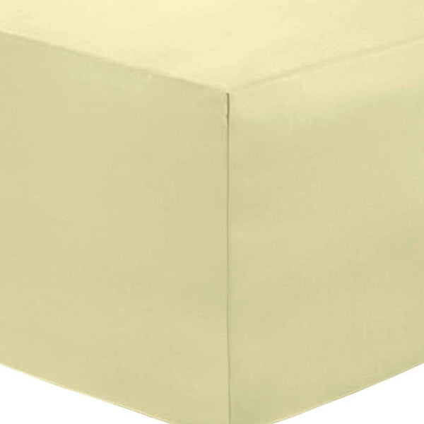 400 Thread Count Egyptian Cotton Extra Deep Fitted Sheets (40cm, Cream)