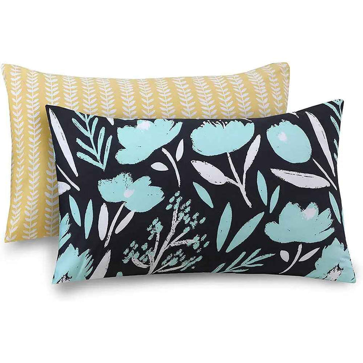 Affordable reversible botanical duvet set polycotton