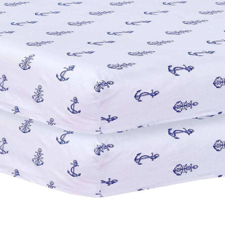 Best Fitted Sheets for Cot Bed - The Blue Anchor Print