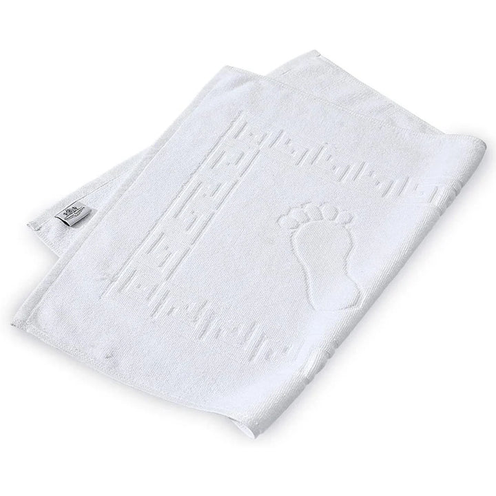 Soft and Premium 100% Cotton White Bath Mat