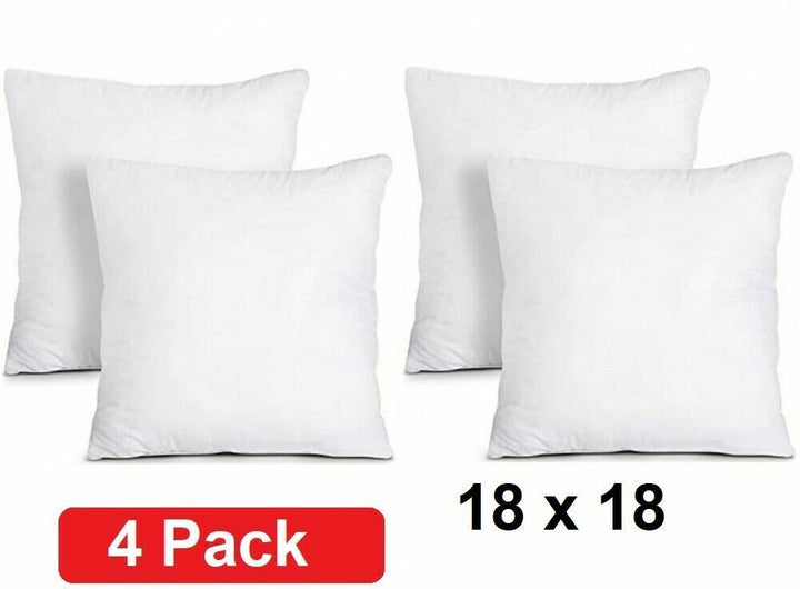 Cushion Extra Deep Inserts Pads Inners Filled Pillows Fillers 18cmx18cm