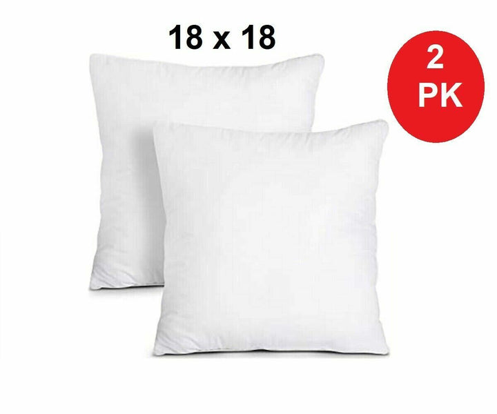 DtexHomes Cushion Extra Deep Inserts Pads Inners Filled Pillows Fillers 18cmx18cm DTEX HOMES