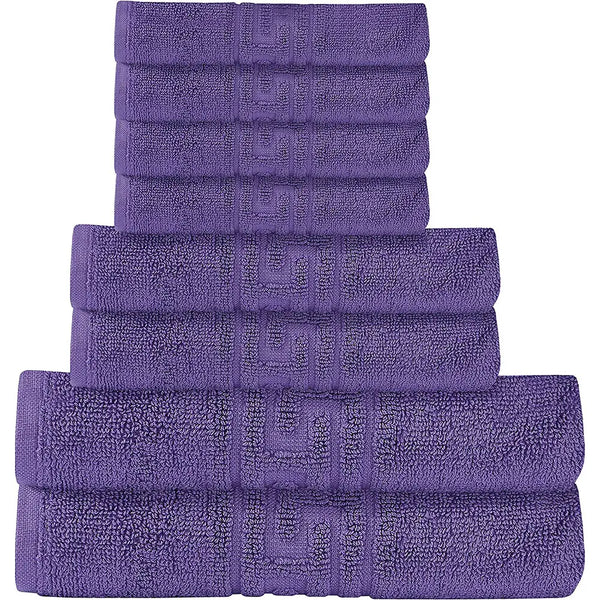 Purple egyptian cotton discount towels