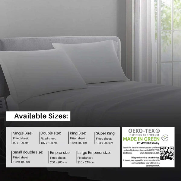 Egyptian Cotton Extra Deep white sheets