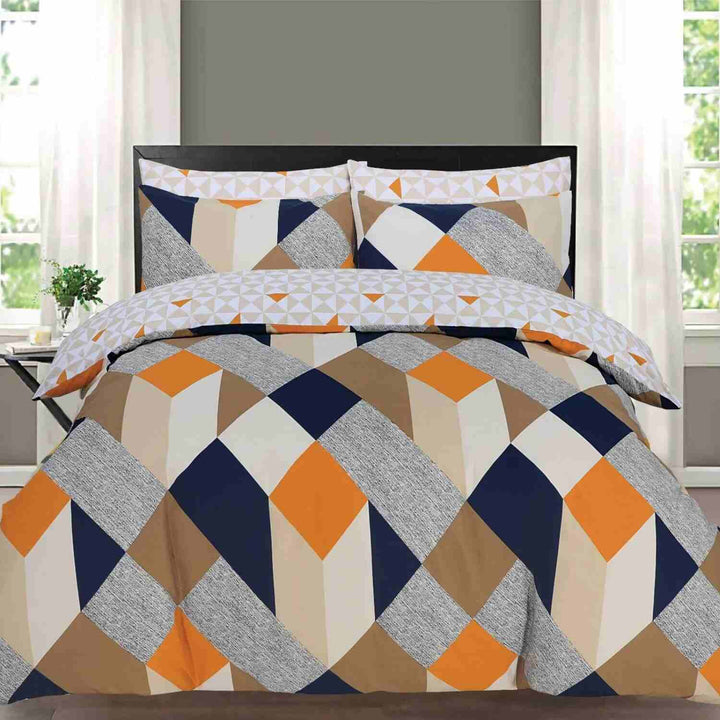 Geometric 3D Printed Duvet Cover Sets - Premium Quality