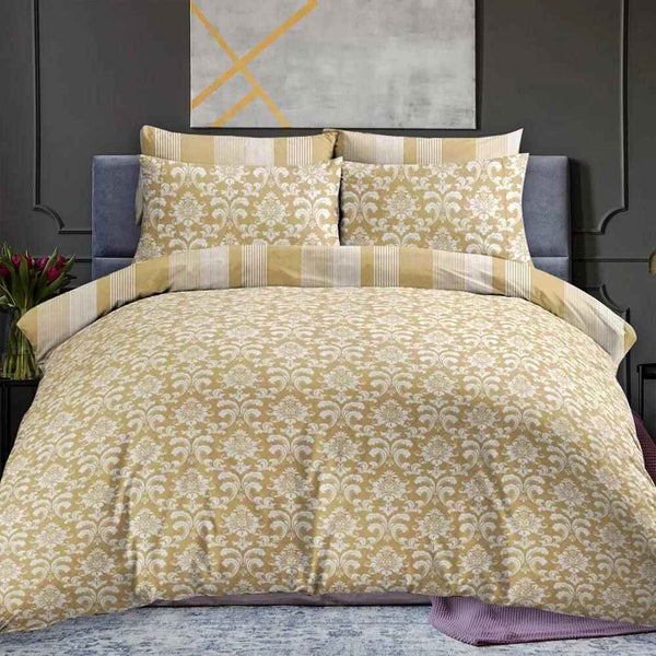 Istanbul Mustard Duvet Cover Set | 100% Cotton | Stylish Print