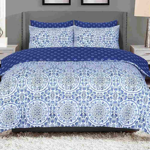 Luxury Greek Blue and White Duvet cover - 200 TC - 100% Cotton