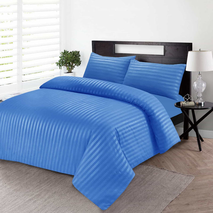 Luxury striped duvet cover set UK