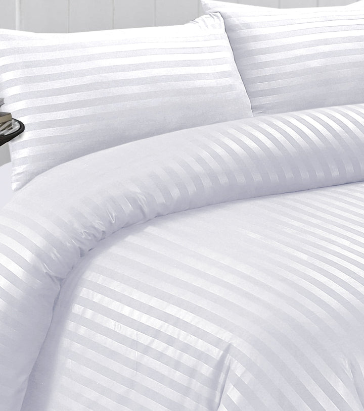 Luxury white bedding set with pillowcases UK