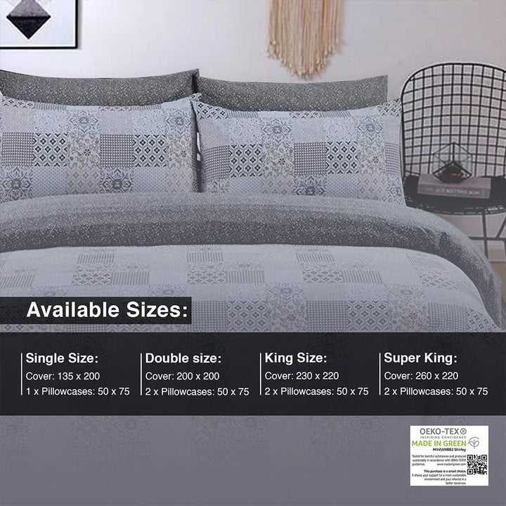 Marrocoas duvet cover with geometric print