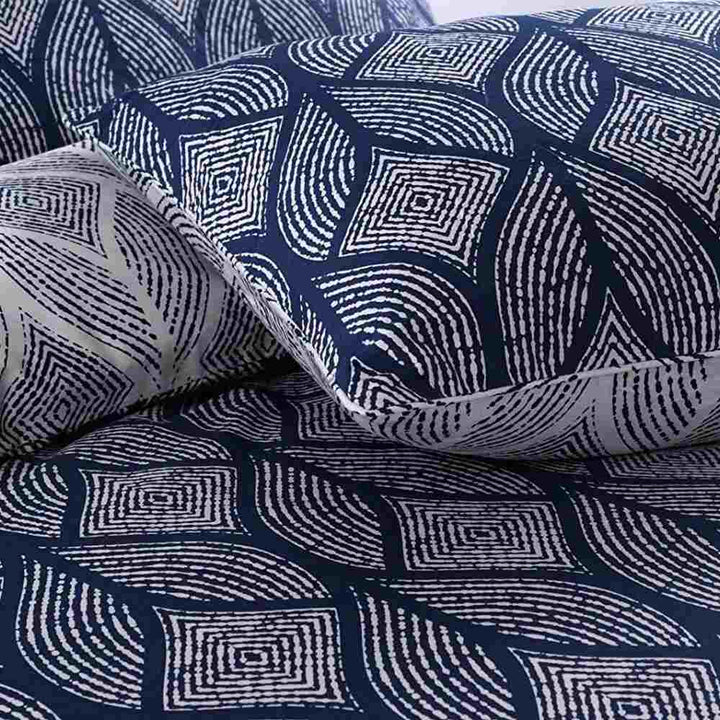 Marta blue Egyptian cotton bedding set 220 thread