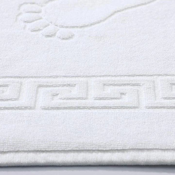 100% Egyptian Cotton White Bath Mat