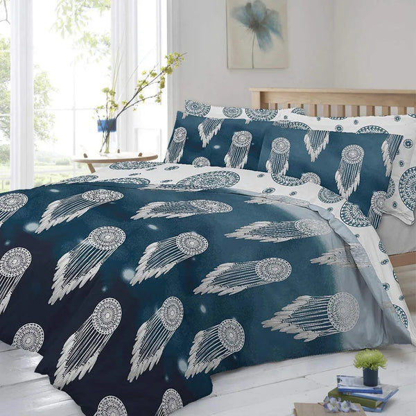 Reversible Polycotton Duvet Cover Set - Dream Catcher