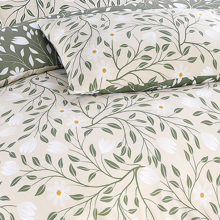 Sleep Better with Our 4 Piece Tulip Green Set Today