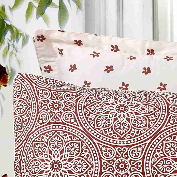 Soft Egyptian cotton red bedding set