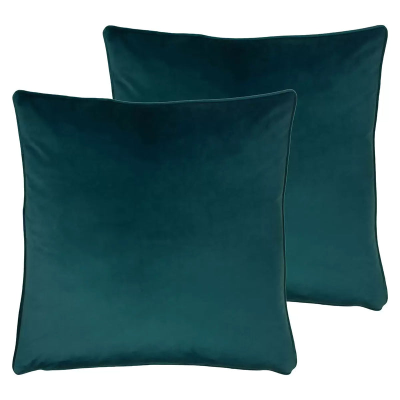 Opulence Large Velvet Cushion, 2 Pack