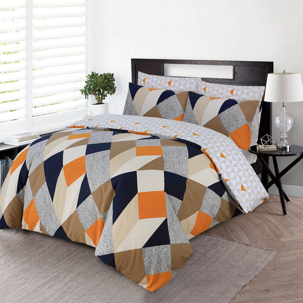 Pure Cotton Printed Duvet Cover Set