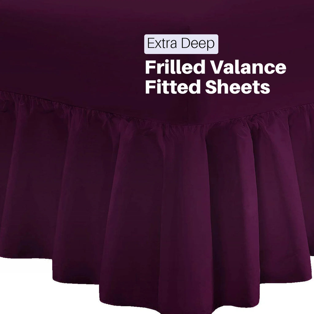 sheet with valance