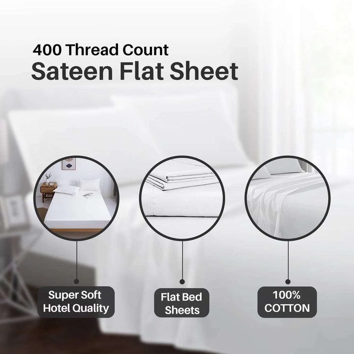 white fitted valance sheet