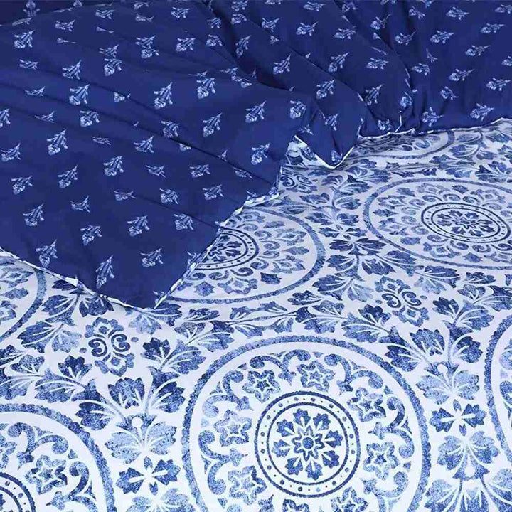 blue and white duvet cover