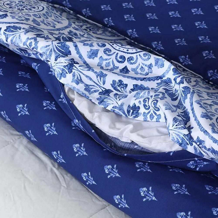 blue double duvet cover