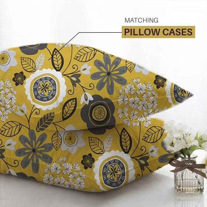 breathable 100% Egyptian cotton duvet cover set and matching Pillow cases