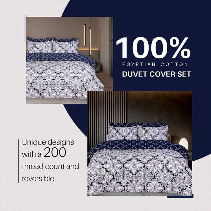 breathable Egyptian cotton duvet cover 200 thread count