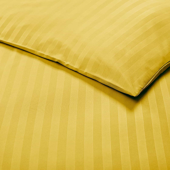 breathable mustard duvet cover set cotton blend