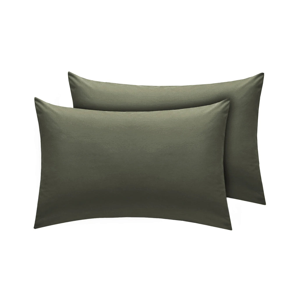 Luxury Pillow Cases in Charcoal Shade