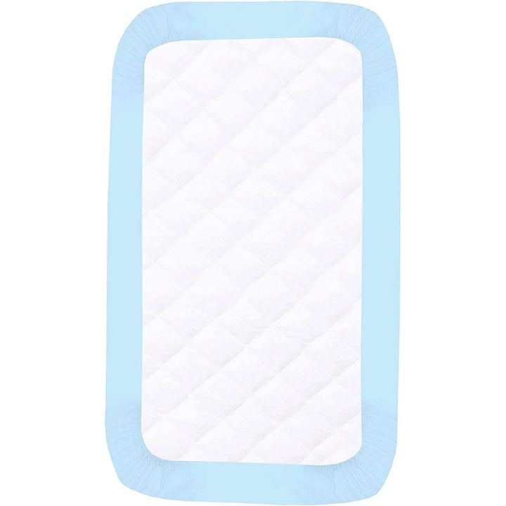 Egyptian Cotton Sky Blue Cot Bed Sheets