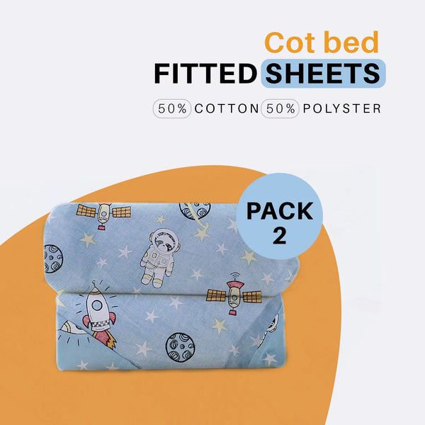 Cot Sheets Pack of 2