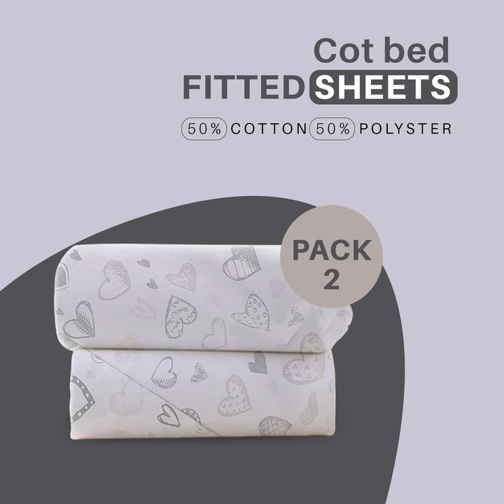 cot printed sheets 140 x 70