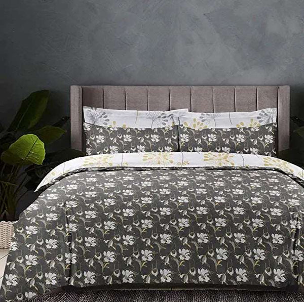 100% Egyptian Cotton 5 Piece Printed Duvet Cover Set