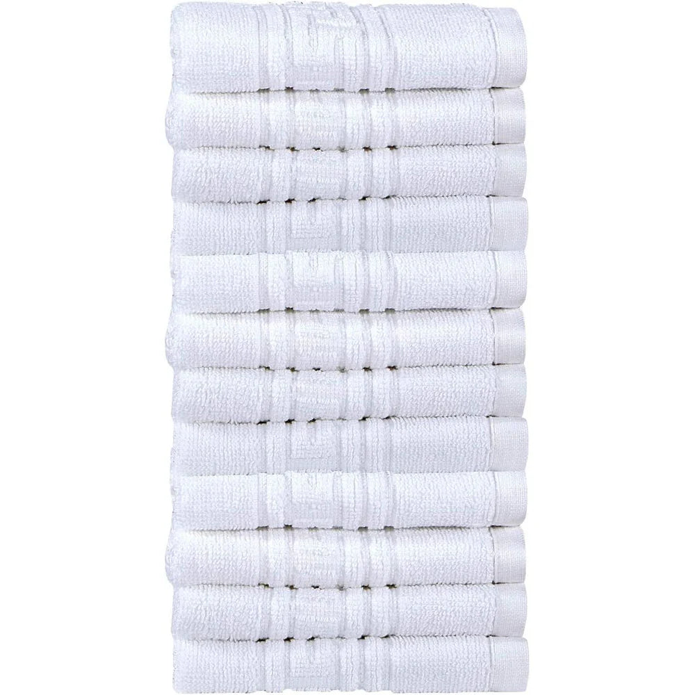100% Egyptian Cotton White Towels