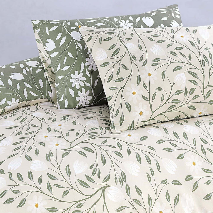 duvet cover set with matching fitted sheet and pillowcases