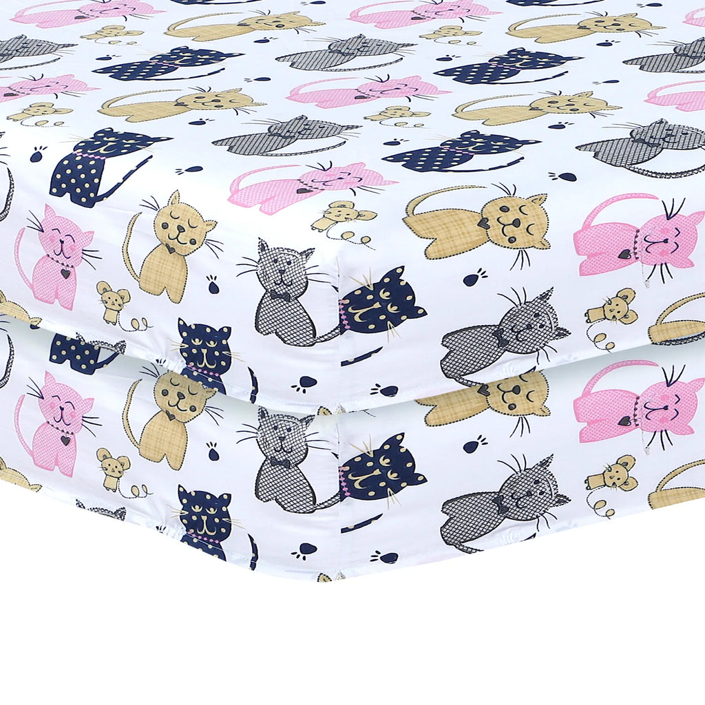 fitted cot bed sheets