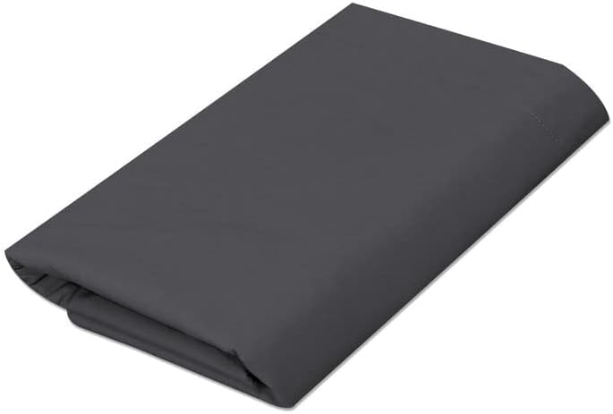 DTEXHOMES 100% Cotton 200 Thread  Flat Sheets in Charcoal colour - High Quality & less iron