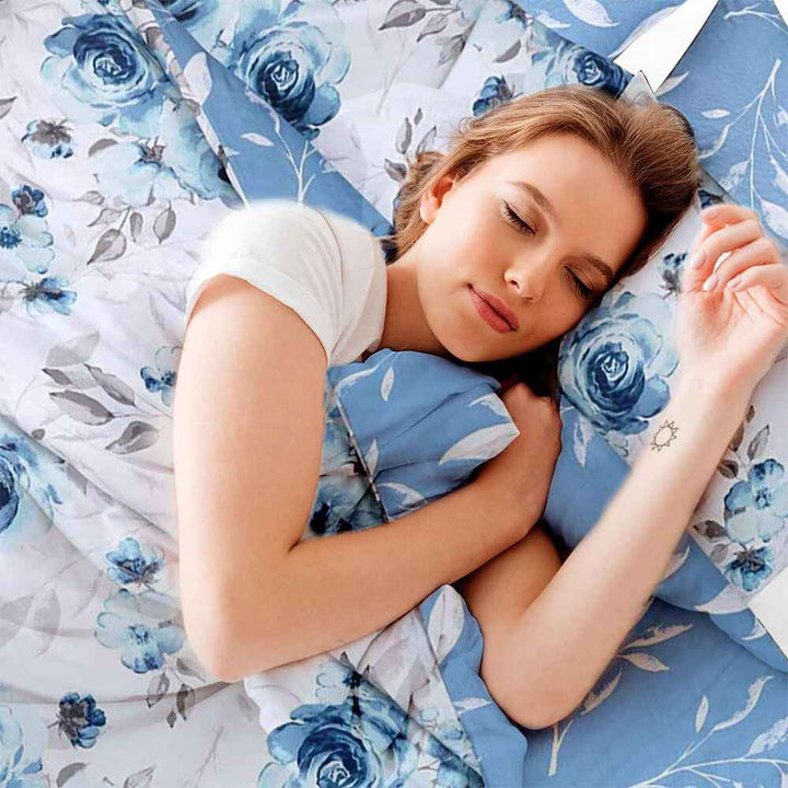 hypoallergenic cotton duvet cover for sensitive skin