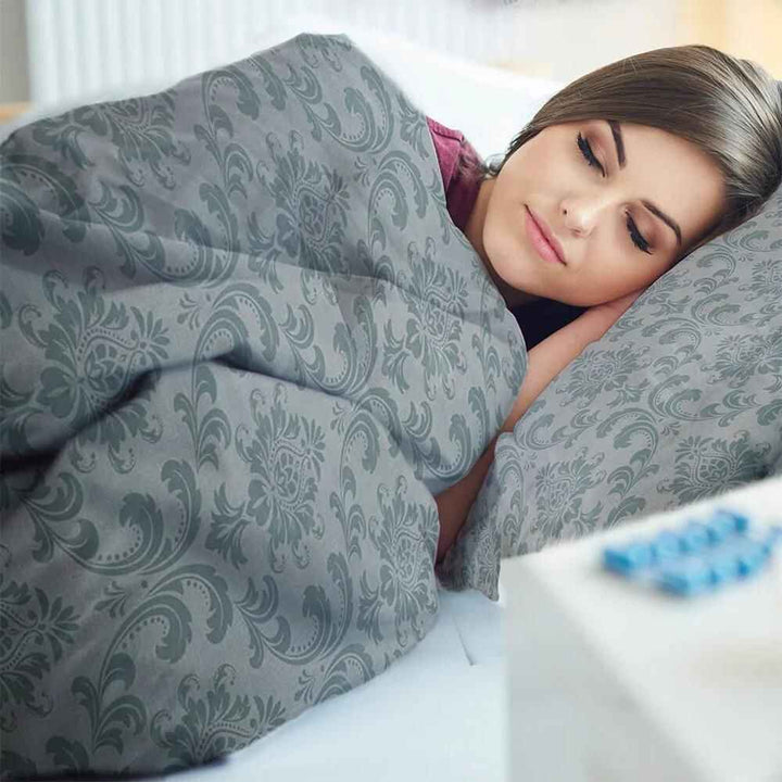 luxury green duvet covers 100% cotton sale