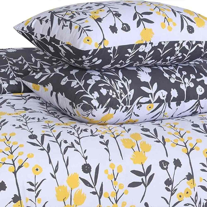 luxury silver duvet set Egyptian cotton