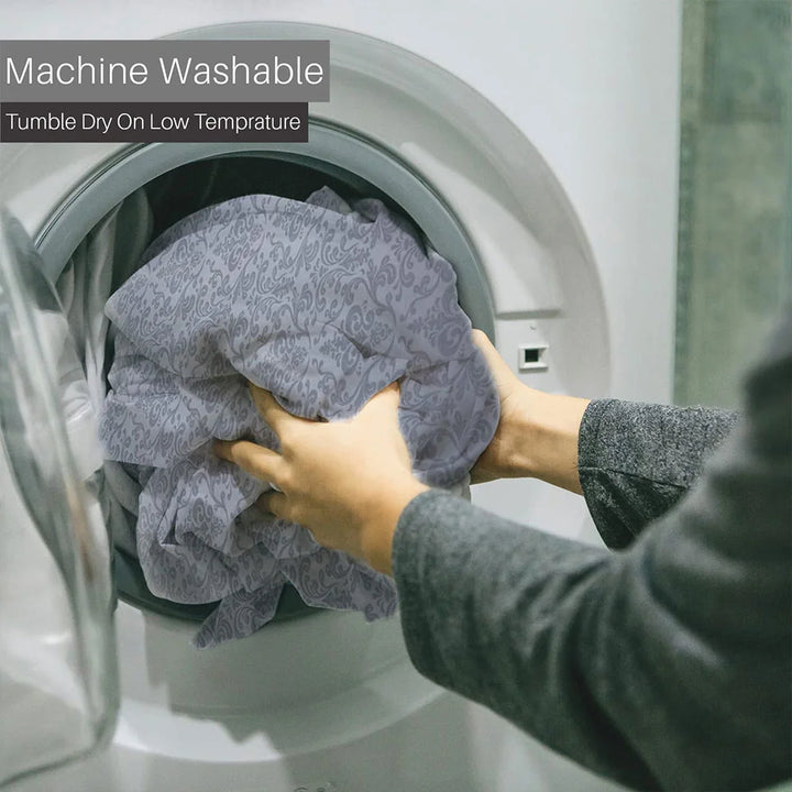 machine washable cotton duvet cover set